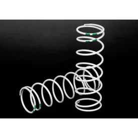   Traxxas  Spring, shock, white (GTR xx-long) (0.762 rate green) (1 pair)