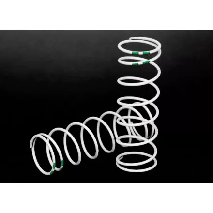 Traxxas  Spring, shock, white (GTR xx-long) (0.762 rate green) (1 pair)