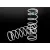 Traxxas  Spring, shock, white (GTR xx-long) (0.762 rate green) (1 pair)