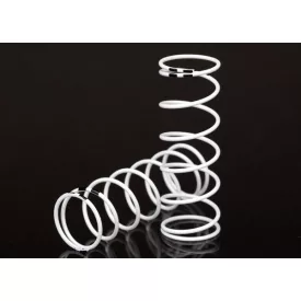   Traxxas Spring, shock, white (GTR xx-long) (0.874 rate black) (1 pair)
