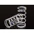 Traxxas Spring, shock, white (GTR long) (0.892 rate blue) (1 pair)
