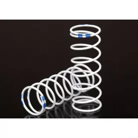   Traxxas  Spring, shock, white (GTR xx-long) (1.004 rate blue) (1 pair)