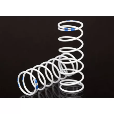 Traxxas  Spring, shock, white (GTR xx-long) (1.004 rate blue) (1 pair)