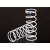 Traxxas  Spring, shock, white (GTR xx-long) (1.004 rate blue) (1 pair)