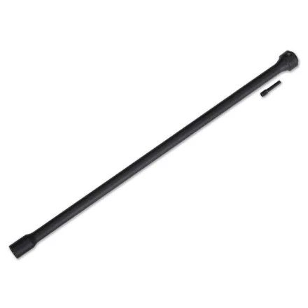 Traxxas Driveshaft, center, plastic (black)/ screw pin