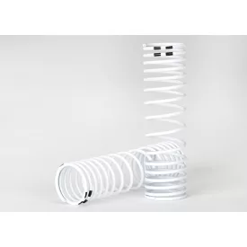 Traxxas Springs, rear (white) (progressive rate) (2)