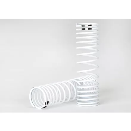 Traxxas Springs, rear (white) (progressive rate) (2)