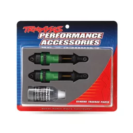   Traxxas Shocks, GTR long green-anodized, PTFE-coated bodies with TiN shafts (fully assembled, without springs) (2)