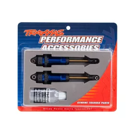   Traxxas Shocks, GTR xx-long blue-anodized, PTFE-coated bodies with TiN shafts (fully assembled, without springs) (2)