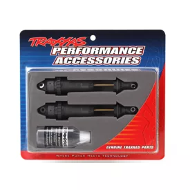   Traxxas Shocks, GTR xx-long hard-anodized, PTFE-coated bodies with TiN shafts (assembled) (2) (without springs)