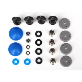   Traxxas Rebuild kit, GTR long/xx-long shocks (x-rings, bladders, pistons, piston nuts, shock rod ends, hollow balls) (renews 2 shocks)