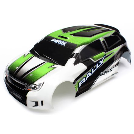 Traxxas Body, LaTrax® 1/18 Rally, green (painted)/ decals