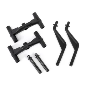   Traxxas Body mounts, front & rear / body mount posts, front & rear