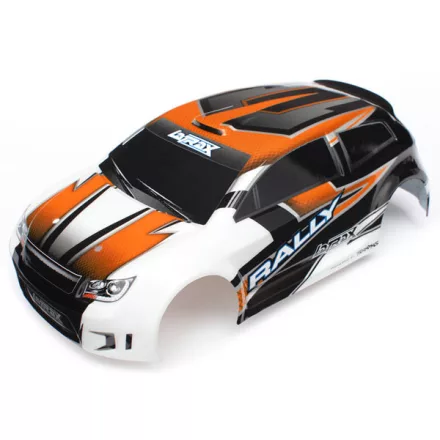 Traxxas Body, LaTrax® 1/18 Rally, orange (painted)/ decals
