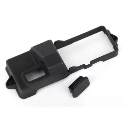 Traxxas Box, receiver/ ESC mount/ rubber plug/ adhesive foam tape (2)