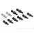 Traxxas Pivot balls: black (6), silver (2), black (long) (2)