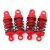 Traxxas  Shocks, oil-less (assembled with springs) (4)