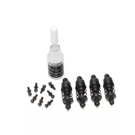 Traxxas Shocks, oil-filled (assembled with springs) (4)