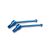 Traxxas  Driveshaft assembly, front & rear, 6061-T6 aluminum (blue-anodized) (2)
