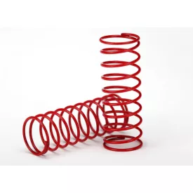 Traxxas  Spring, shock (red) (GTR) (0.314 rate) (1 pair)