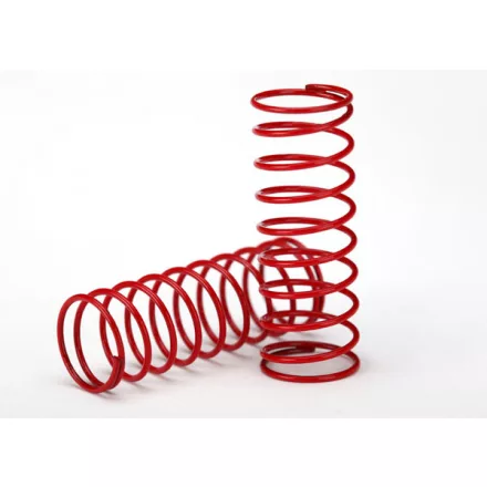 Traxxas  Spring, shock (red) (GTR) (0.314 rate) (1 pair)