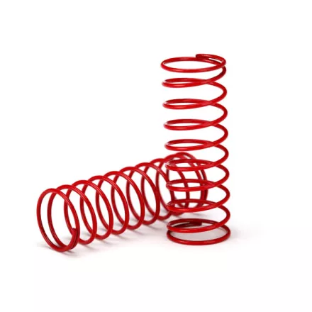 Traxxas  Spring, shock (red) (GTR) (0.412 rate)