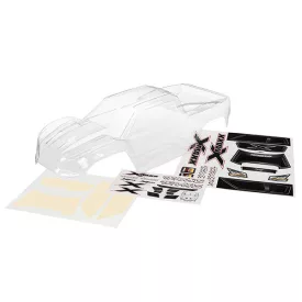   Traxxas Body, X-Maxx® (clear, trimmed, requires painting)/ window masks/ decal sheet