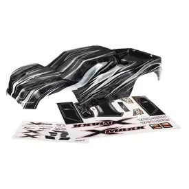   Traxxas Body, X-Maxx®, ProGraphix® (graphics are printed, requires paint & final color application)/ decal sheet