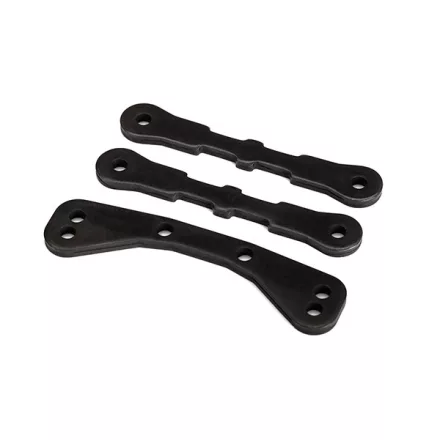 Traxxas  Bulkhead tie bar, upper (1)/ lower (2) (steel)