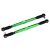 Traxxas Toe links, X-Maxx® (TUBES green-anodized, 7075-T6 aluminum, stronger than titanium) (157mm) (2)/ rod ends, assembled with steel hollow balls (4)/ aluminum wrench, 10mm (1)