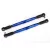 Traxxas Toe links, X-Maxx® (TUBES blue-anodized, 7075-T6 aluminum, stronger than titanium) (157mm) (2)/ rod ends, assembled with steel hollow balls (4)/ aluminum wrench, 10mm (1)