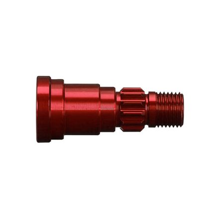 Traxxas Stub axle, aluminum (red-anodized) (1) (use only with #7750 driveshaft)