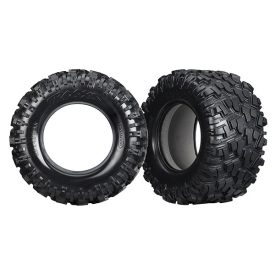   Traxxas  Tires, Maxx® AT (left & right) (2)/ foam inserts (2)