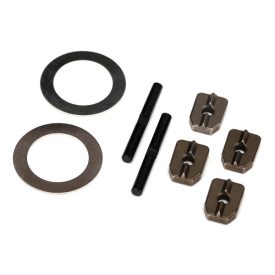   Traxxas Spider gear shaft (2)/ spacers (4)/16x23.5x.5 stainless washer (2) (for #7781X aluminum differential carrier)