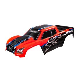   Traxxas Body, X-Maxx®, red (painted, decals applied) (assembled with front & rear body mounts, rear body support, and tailgate protector)