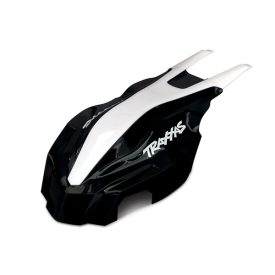 Traxxas Canopy, front, black/white, Aton®