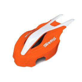 Traxxas Canopy, front, orange/white, Aton®