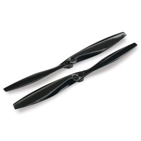 Traxxas Rotor blade set, black (2) (with screws)