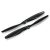 Traxxas Rotor blade set, black (2) (with screws)