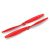 Traxxas Rotor blade set, red (2) (with screws)