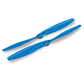 Traxxas Rotor blade set, blue (2) (with screws)