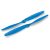 Traxxas Rotor blade set, blue (2) (with screws)