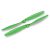 Traxxas Rotor blade set, green (2) (with screws)