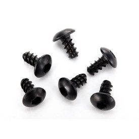   Traxxas  Screws, 2.6x5mm button-head, self-tapping (hex drive) (6)