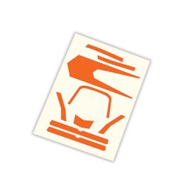 Traxxas Decals, high visibility, orange