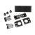 Traxxas Grille, Land Rover® Defender®/ grille mount (3)/ headlight housing (2)/ lens (2)/ headlight mount (2) (fits #8011 body)
