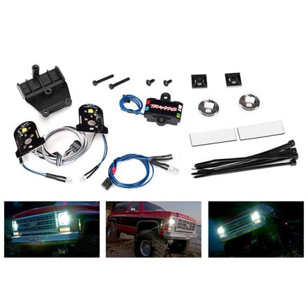 Traxxas LED light set (contains headlights, tail lights, side marker lights, distribution block (fits #8130 body, requires #8028 power supply)