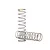 Traxxas  Springs, shock (natural finish) (GTS) (0.22 rate, yellow stripe) (2)