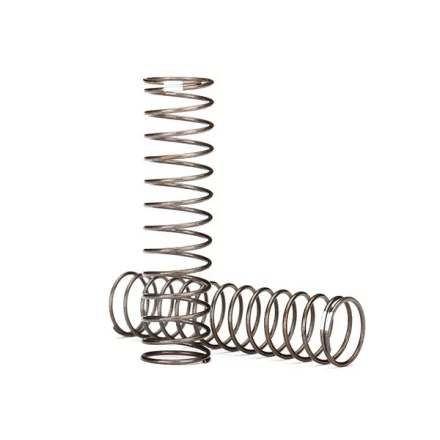 Traxxas Springs, shock (natural finish) (GTS) (0.30 rate, white stripe) (2)