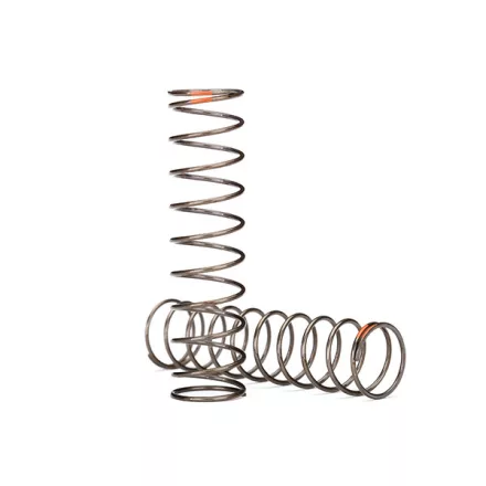 Traxxas Springs, shock (natural finish) (GTS) (0.39 rate, orange stripe) (2)